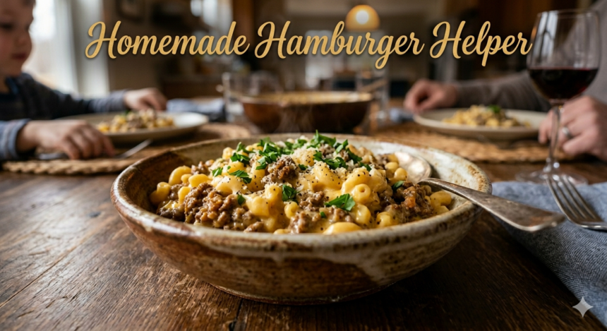 homemade hamburger helper
